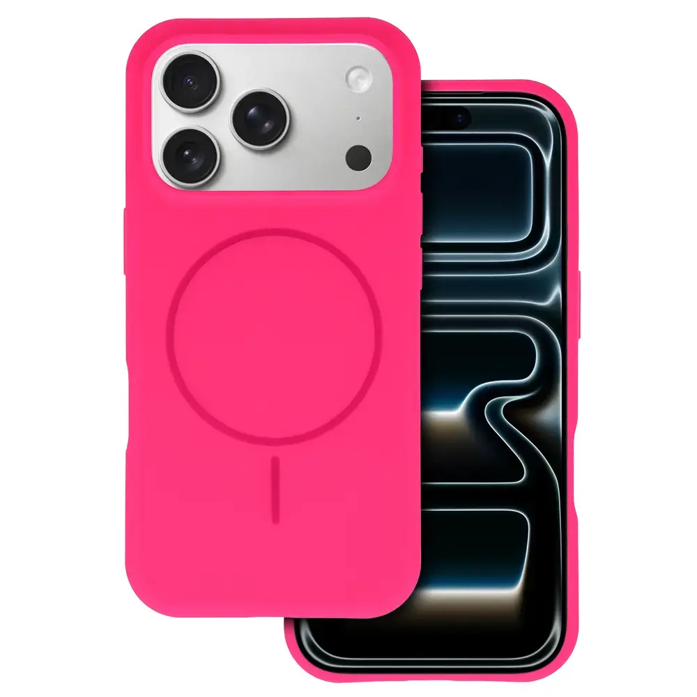 Magsafe Slim Silicone for Iphone 17 Pro Max pink