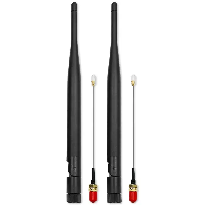 Qoltec Wi-Fi antenna 2.4/2.5 GHz | 5.1/5.8 GHz | 5dBi | omnidirectional | Indoor