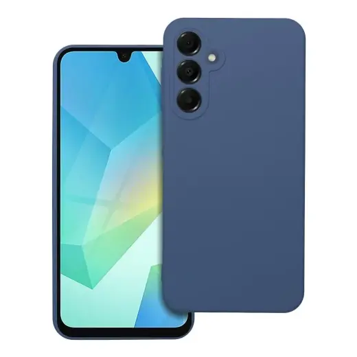 Silicone telefono dėklas Samsung Galaxy A16 5G (A166) | A16 4G (A165) mėlynas