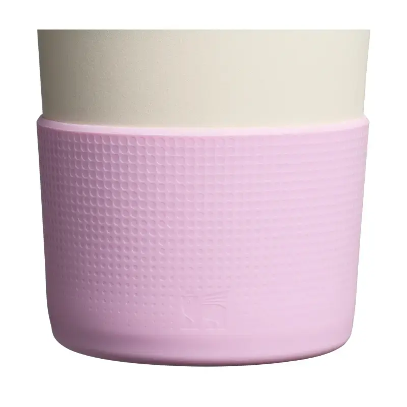 Aizsargpārvalka un salmiņu vāciņu 2 gab. komplekts termokrūzēm 0,89L/0,59L The Quencher Boot + Straw Topper rozā