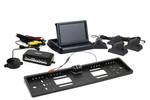 Parking assistant system TFT02 4,3" with HD-402-LED 4 sensors black Truck