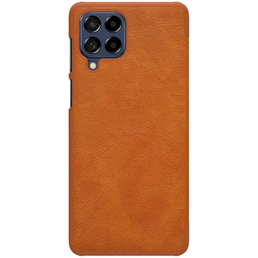Nillkin Qin Book Case for Samsung Galaxy M53 5G Brown