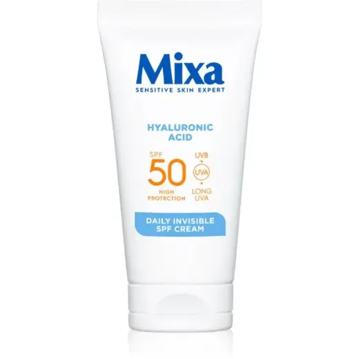 Mixa Invisible Daily SPF Cream SPF 50 - Skin Moisturizer - 50ml
