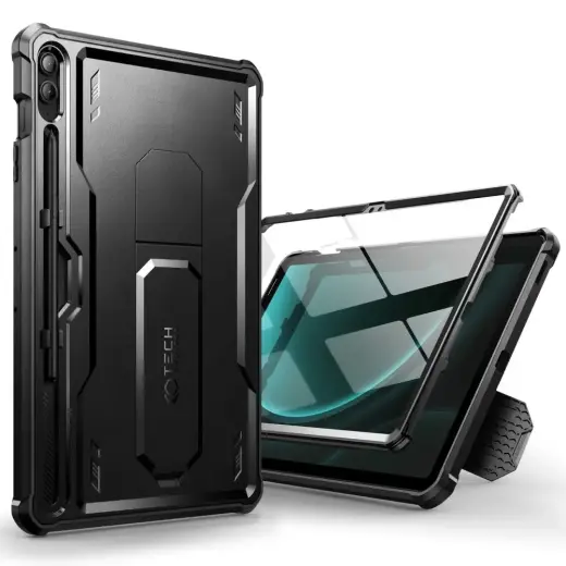 Tech-Protect Kevlar Pro case for Samsung Galaxy Tab S9 FE+ 12.4" X610 | X616B - black
