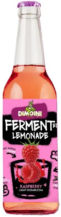 Dimdiņi DIMDIŅI Fermented lemonade light raspberry