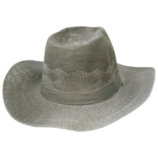 Wide-brim hat 58cm grey