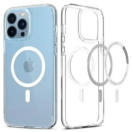 Spigen Ultra Hybrid Mag iPhone 13 Pro Ma x 6.7" Magsafe biały|white ACS03210