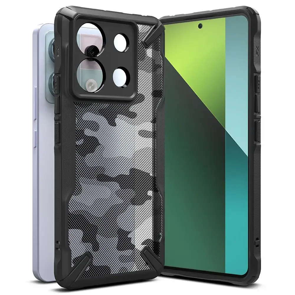RINGKE FUSION X XIAOMI REDMI NOTE 13 PRO 5G | POCO X6 5G CAMO BLACK