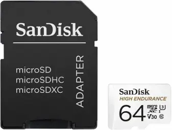 Sandisk High Endurance Video Monitoring microSDHC 64GB