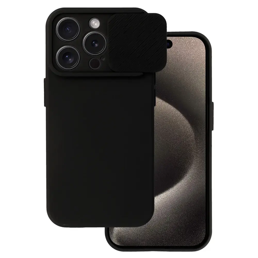 Camshield Soft for Iphone 15 Pro Max Black