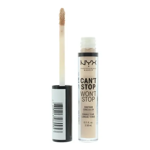 Nyx, Can't Stop Won't Stop, Liquid Concealer, Vanilla, 3.5 ml