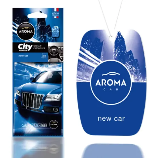 Car air freshener AROMA CAR CITY CARD NEW CAR