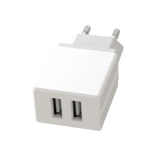 XO wall charger L75 2x USB 2,4A white