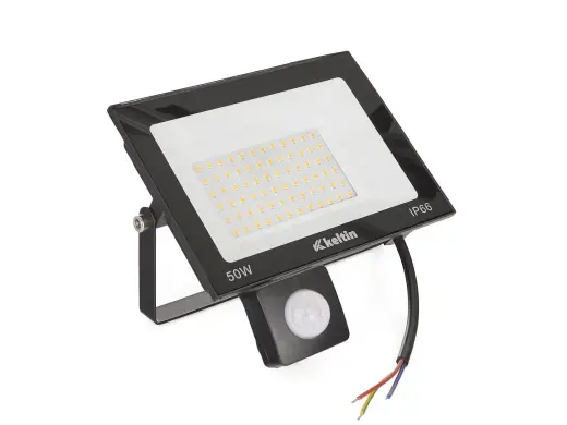 LED Floodlight 50W with Motion Sensor – Neutral White 4500K