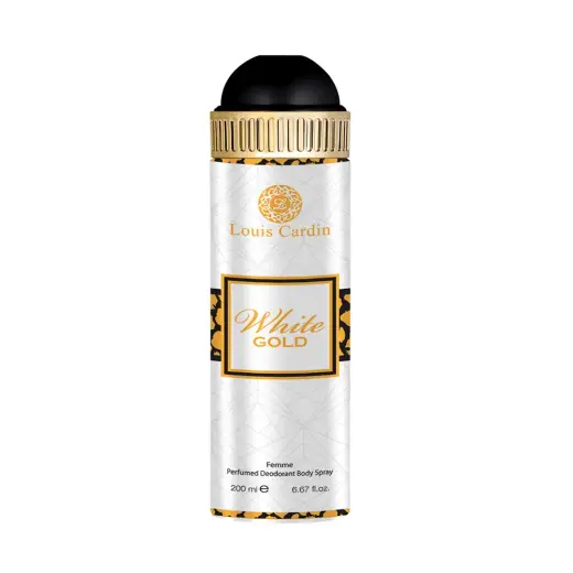 Louis Cardin, White Gold, Deodorant Spray, For Women, 200 ml