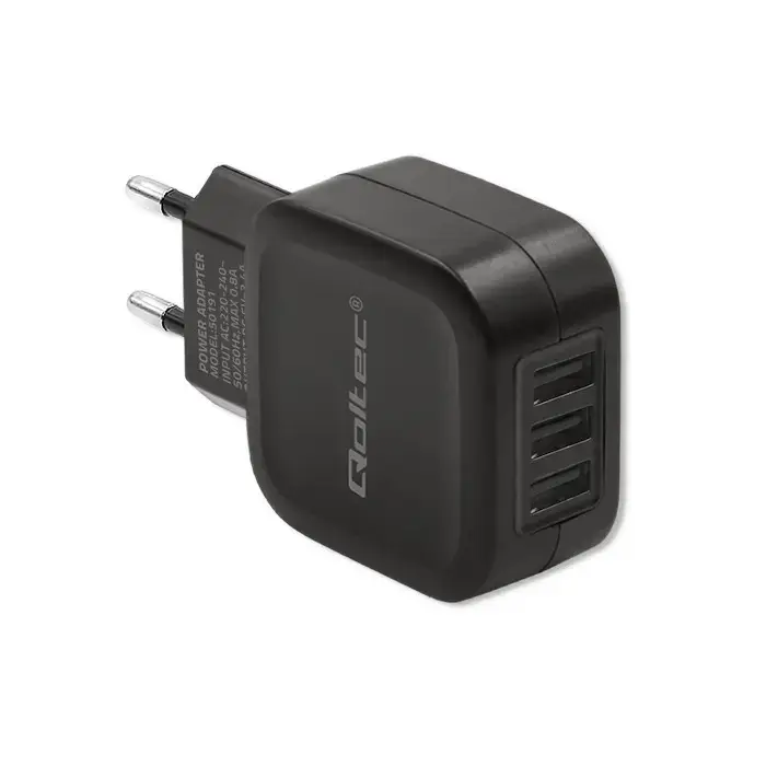 Qoltec Charger tīkla lādētājs | 17W | USB-A