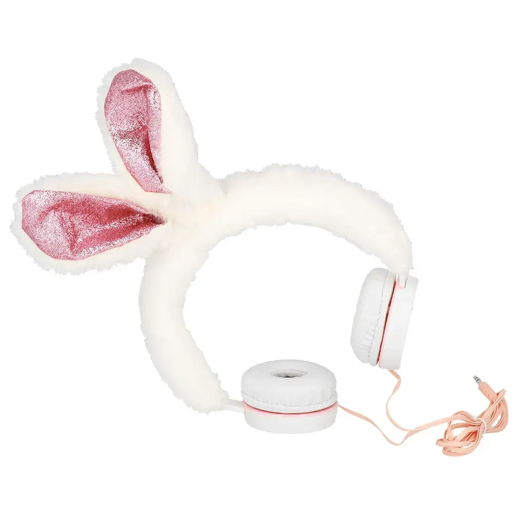 GJBY headphones - Plush RABBIT White