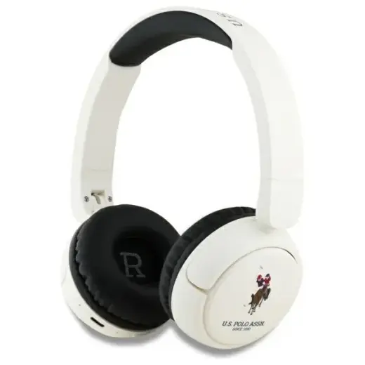 US Polo słuchawki nauszne Bluetooth       USHPV6PUNH biały|white DH Color Logo