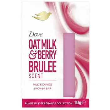 Dove Shower Bar Oat Milk ( Ovesné mléko a Berry Bruleé ) - Krémová tableta 141.0g