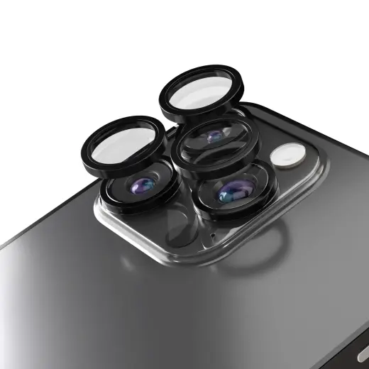Etteri camera lens protector for iPhone 16 Pro / 16 Pro Max black