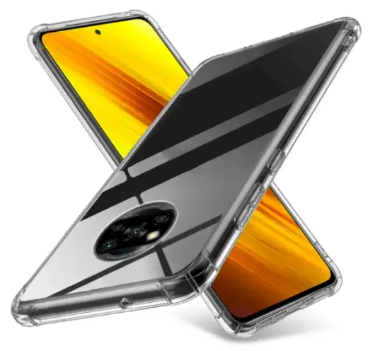 Fusion Ultra Back Case 1 mm Protect Silicone Case For Xiaomi Poco X3 | X3 NFC | X3 Pro Transparent