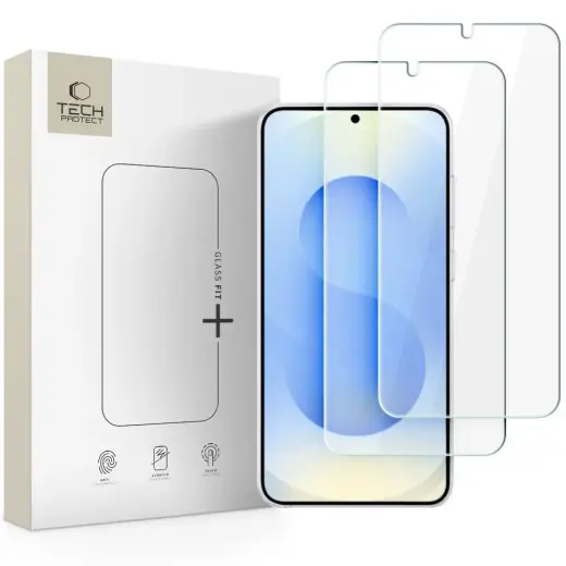 Tech-Protect Glass Fit+ tempered glass for phone Galaxy S26+ (2 pcs.)