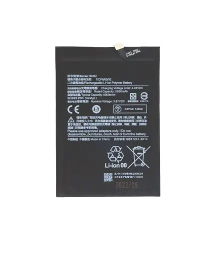 BN62 Xiaomi Battery 6000mAh (OEM)