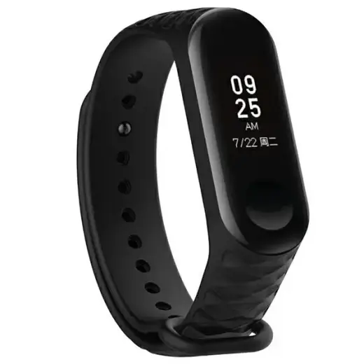 Beline viedpulksteņa siksniņa priekš Xiaomi Mi Band 5/6/7 | silikons | melna