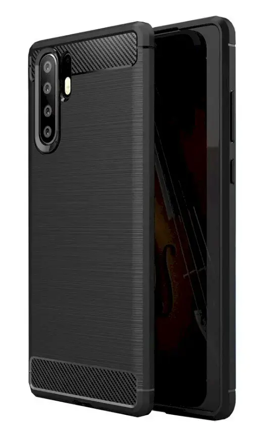 Fusion Trust Back Case Silicone Case For Huawei P30 Pro Black