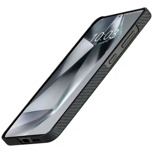 Case PITAKA Ultra-Slim MagSafe for Samsung Galaxy S25 black grey Photo