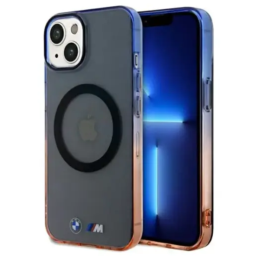 BMW BMHMP15MHTGE iPhone 15 Plus | 14 Plus 6.7" szary|grey hardcase Gradient Bumper MagSafe