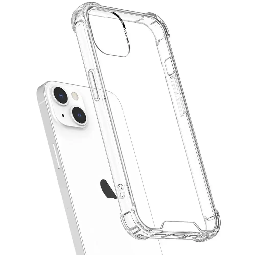 Fusion anti shock 1.5 mm silikona maciņš Apple iPhone 15 Plus caurspīdīgs