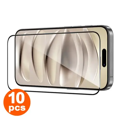 Benks Защитное стекло Glass Warrior HD для Iphone 14 Pro Max, 15 Plus, 16 Plus черный - 10 штук