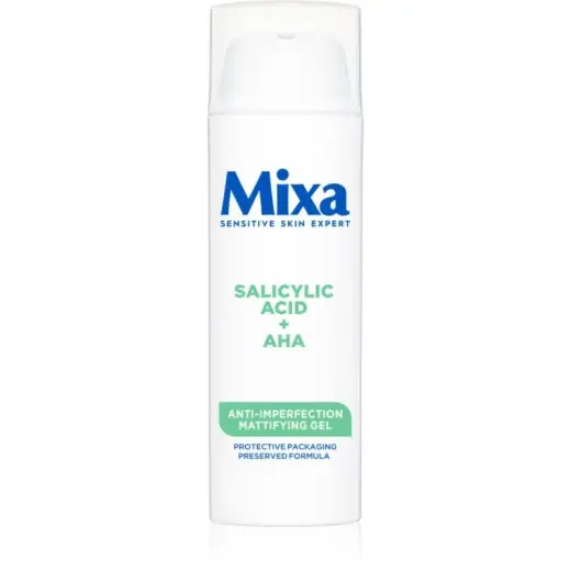 Mixa Salicylic Acid + AHA Mattifying Gel for Skin Against Blemishes - 50ml