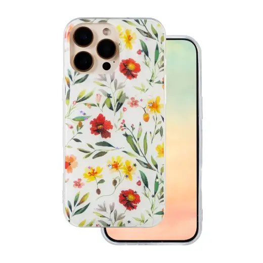 Glow Glam phone case for iPhone 16 Pro Max white