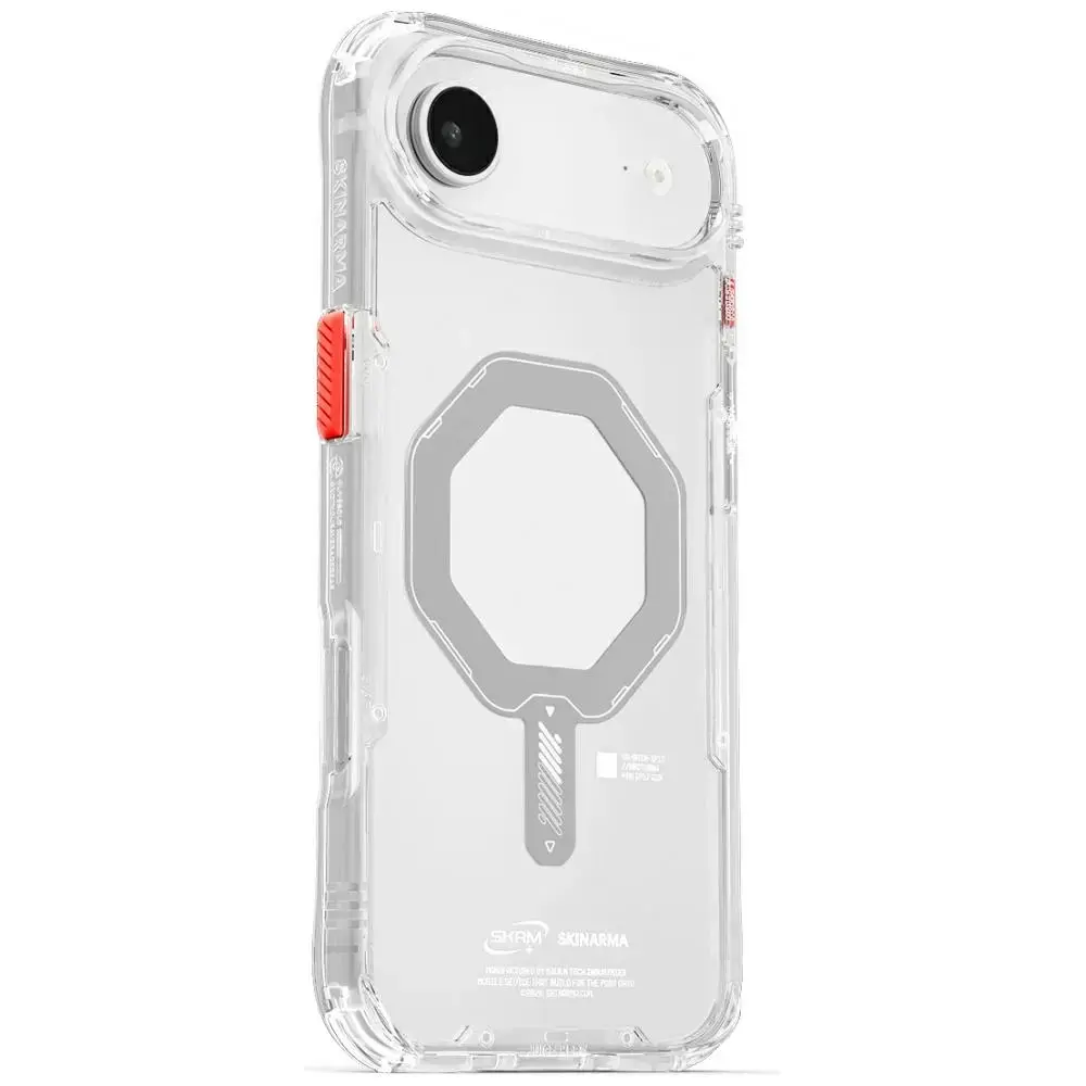 Skinarma Saido Case for iPhone Air Magnetic Charging Transparent