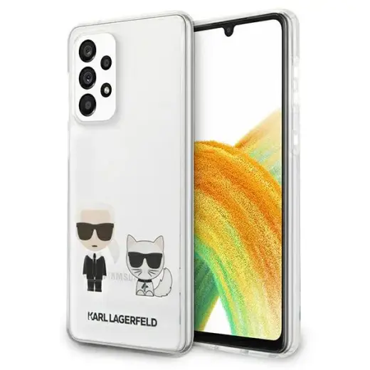 Karl Lagerfeld KLHCA33CKTR A33 5G A336 hardcase Transparent Karl & Choupette