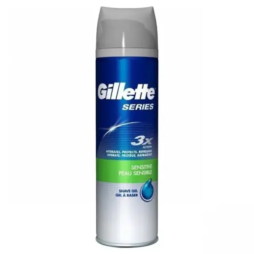 Gillette Series Sensitive skūšanās želeja 200 ml