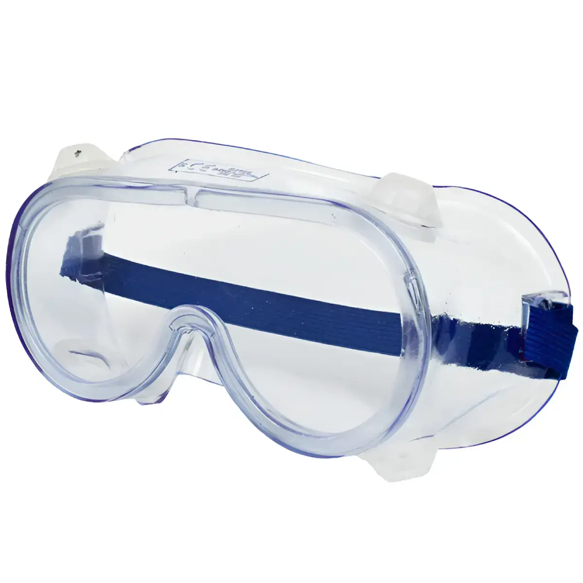 Safety glasses with rubber strap, 4 ventilation valves B403 CE