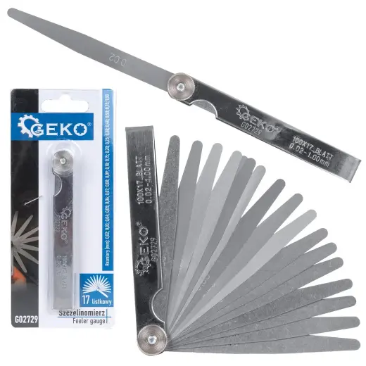 Feeler Gauge 0.02-1.0mm 17 Blades
