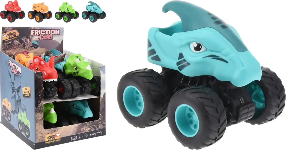 Toy Car Dinosaur 11cm, 4 types