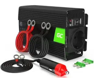 Strāvas pārveidotājs Green Cell Car Power Inverter Converter 24V to 230V 500W/1000W Pure Sine