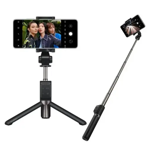Huawei CF15 Pro 2 in 1 selfie stick + Tripod with Bluetooth remote control black