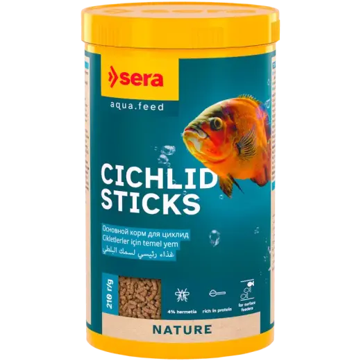 Barība zivīm - Sera Cichlid Sticks 1.000 ml (210g)