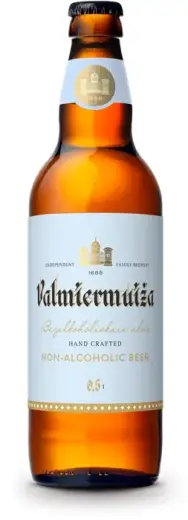 Non-alcoholic beer VALMIERMUIŽAS, glass bottle, 0.5l (DEP)