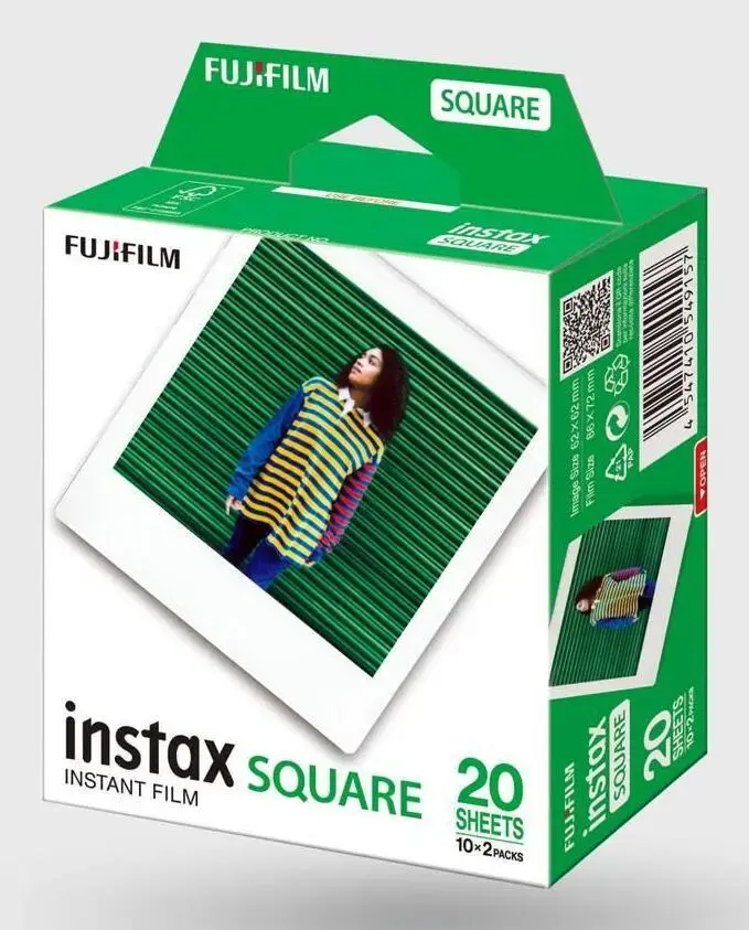 Fujifilm Paper instax SQUARE / 16921634 White Doppelpack
