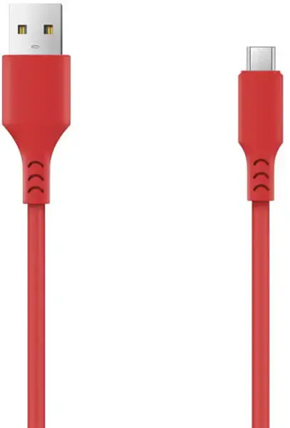 Setty datu pārraides un uzlādes vads | USB-A uz Micro USB | 10W | 1.8m | sarkans