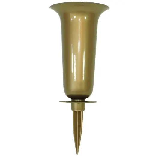 Flower pot-vase Dama 1, gold