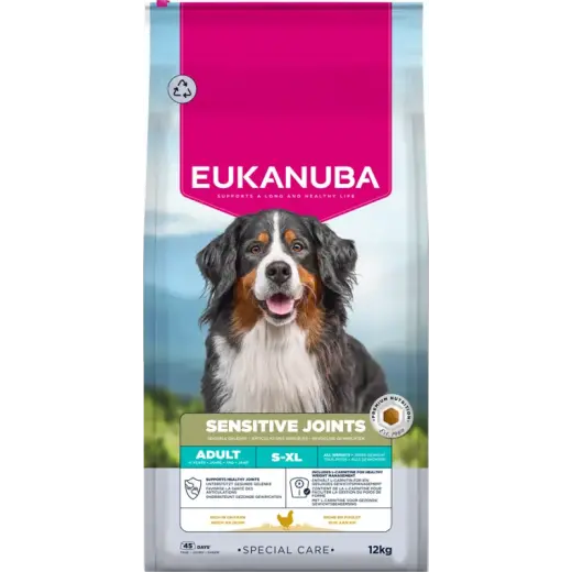 Sausa barība suņiem - Eukanuba Special Care, Adult, ALL, Sensitive Joints 12KG
