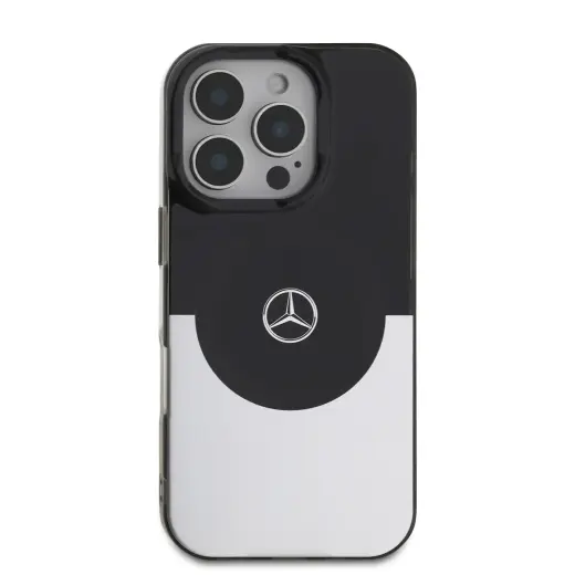 Mercedes PC|TPU Double Layer MagSafe Case for iPhone 16 Pro Black|Silver